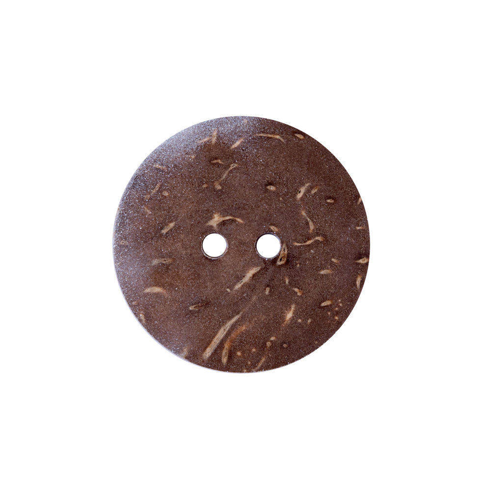Italian Red, Orange and White Coconut Button - 36L/23mm Detail Italian Red, Orange and White Coconut Button - 36L/23mm Detail