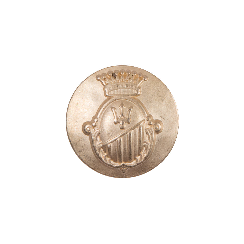 Italian Gold Zamac Button - 32L/20mm Italian Gold Zamac Button - 32L/20mm