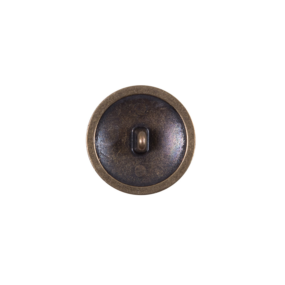 Italian Copper Zamac Button - 24L/15mm - Detail Italian Copper Zamac Button - 24L/15mm - Detail