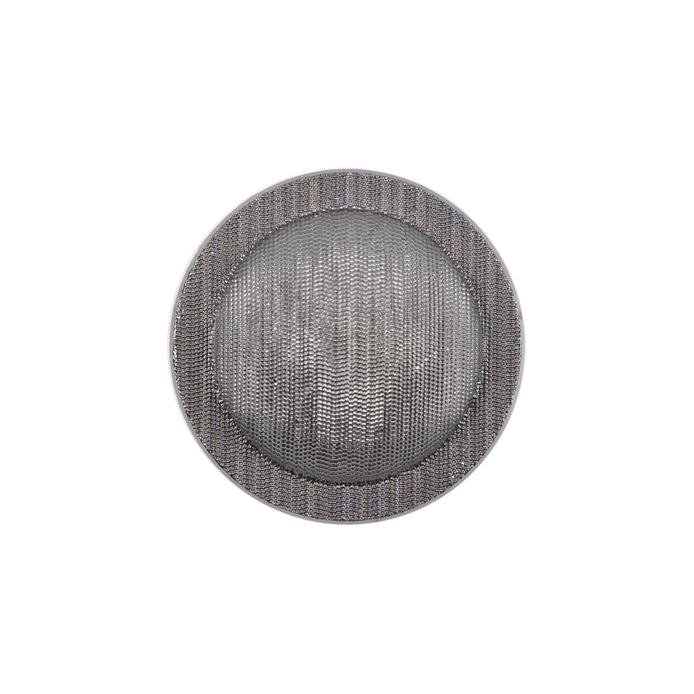Italian Silver Plated Shank-Back Button - 36L/23mm Italian Silver Plated Shank-Back Button - 36L/23mm