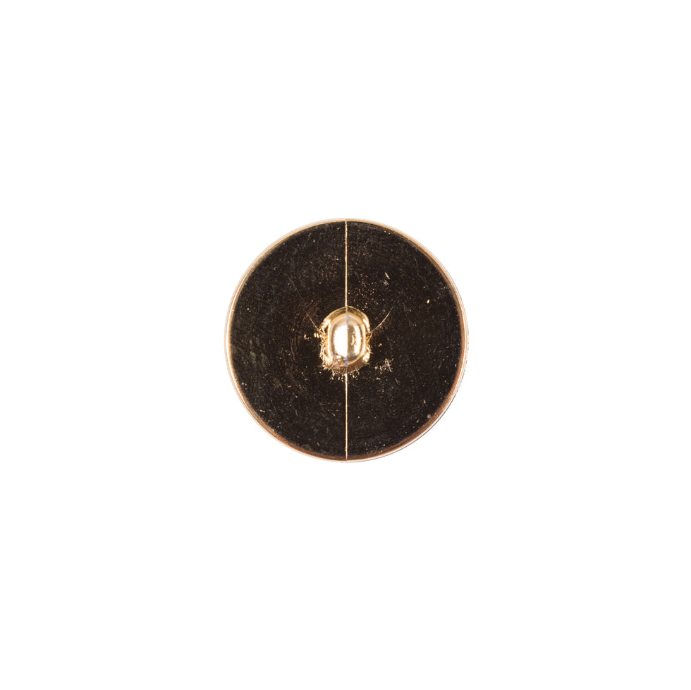 Italian Gold Plated Shank-Back Button - 20L/13mm - Detail Italian Gold Plated Shank-Back Button - 20L/13mm - Detail
