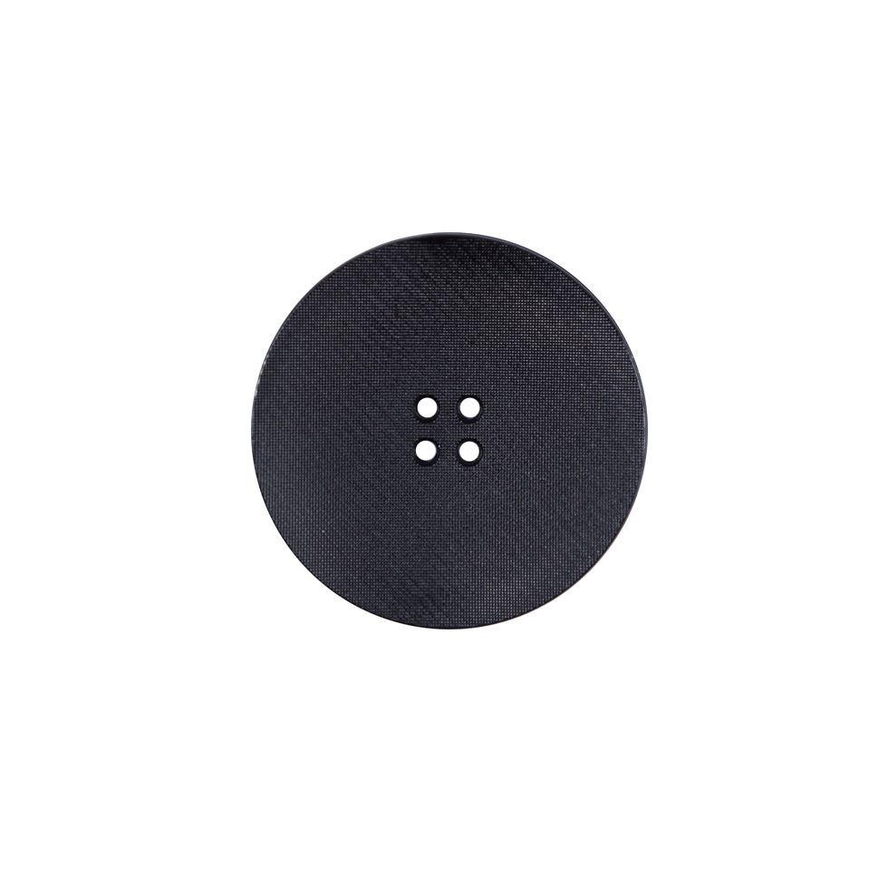 Italian Black Plated Button - 28L/18mm Italian Black Plated Button - 28L/18mm