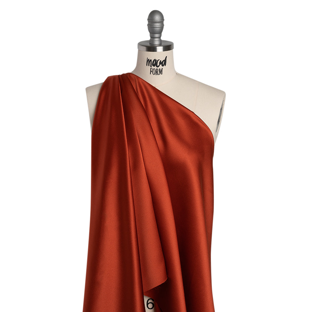 Polyester Satin - Nu Sienna - Reverie Collection - Drape Polyester Satin - Nu Sienna - Reverie Collection - Drape
