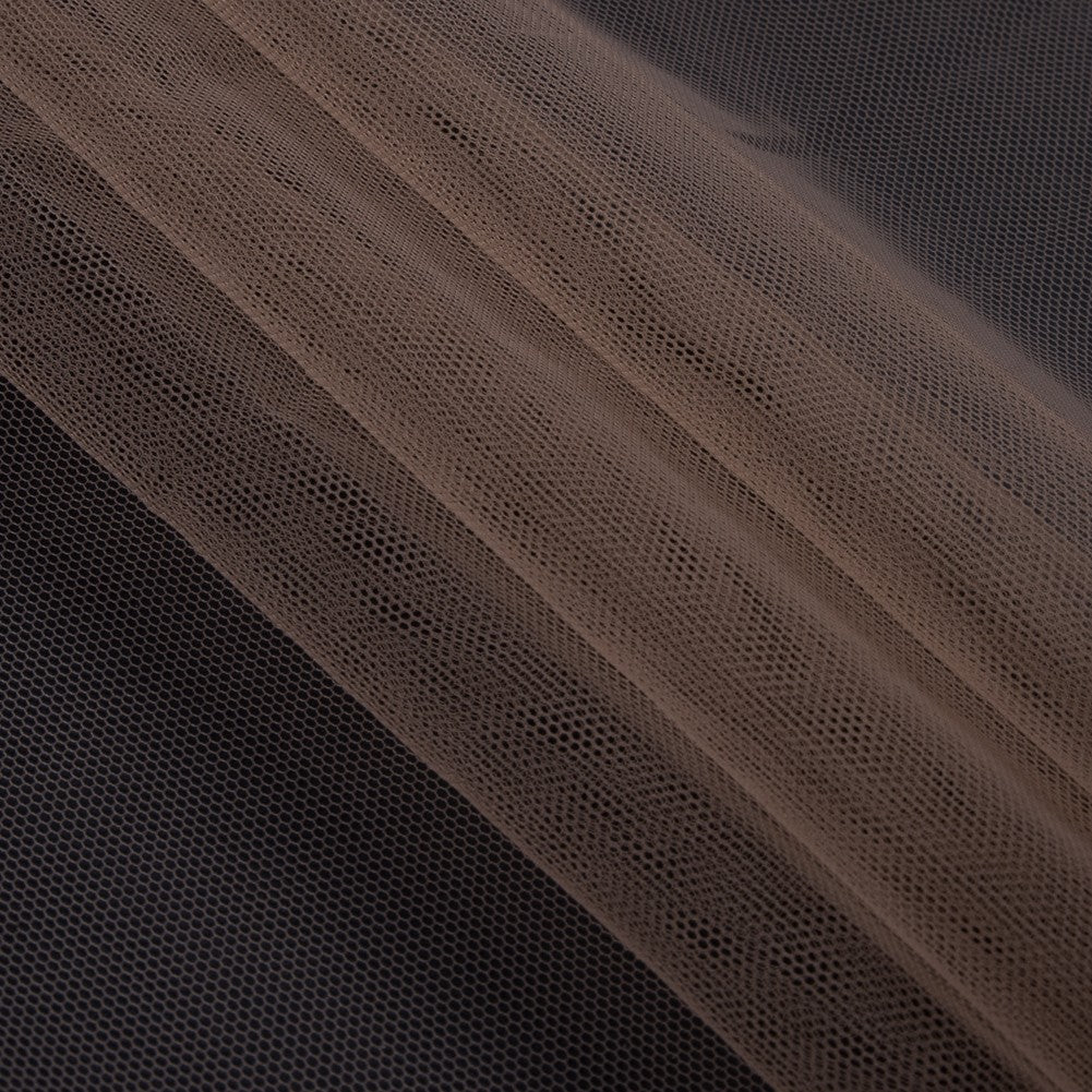 Soft Nylon Tulle - Sandshell - Leonardo Collection - Folded Soft Nylon Tulle - Sandshell - Leonardo Collection - Folded