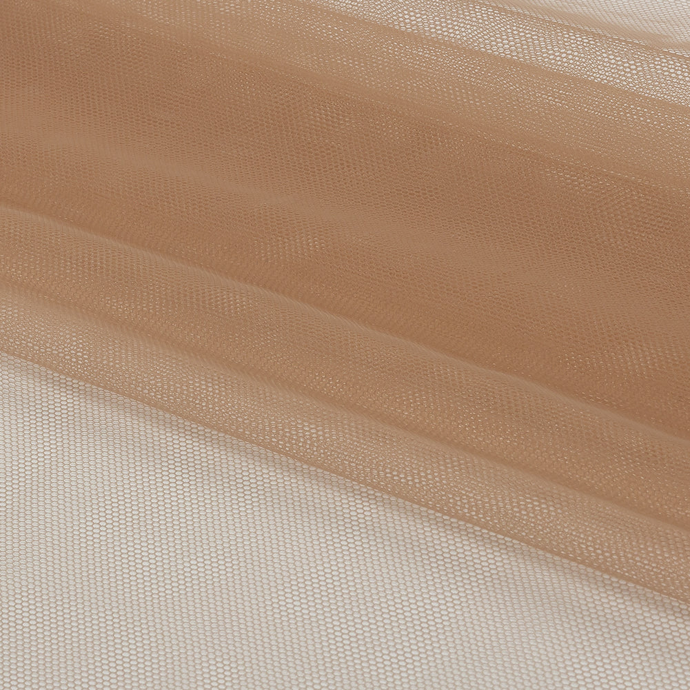 Leonardo Mocha Soft Nylon Tulle - Full Leonardo Mocha Soft Nylon Tulle - Full