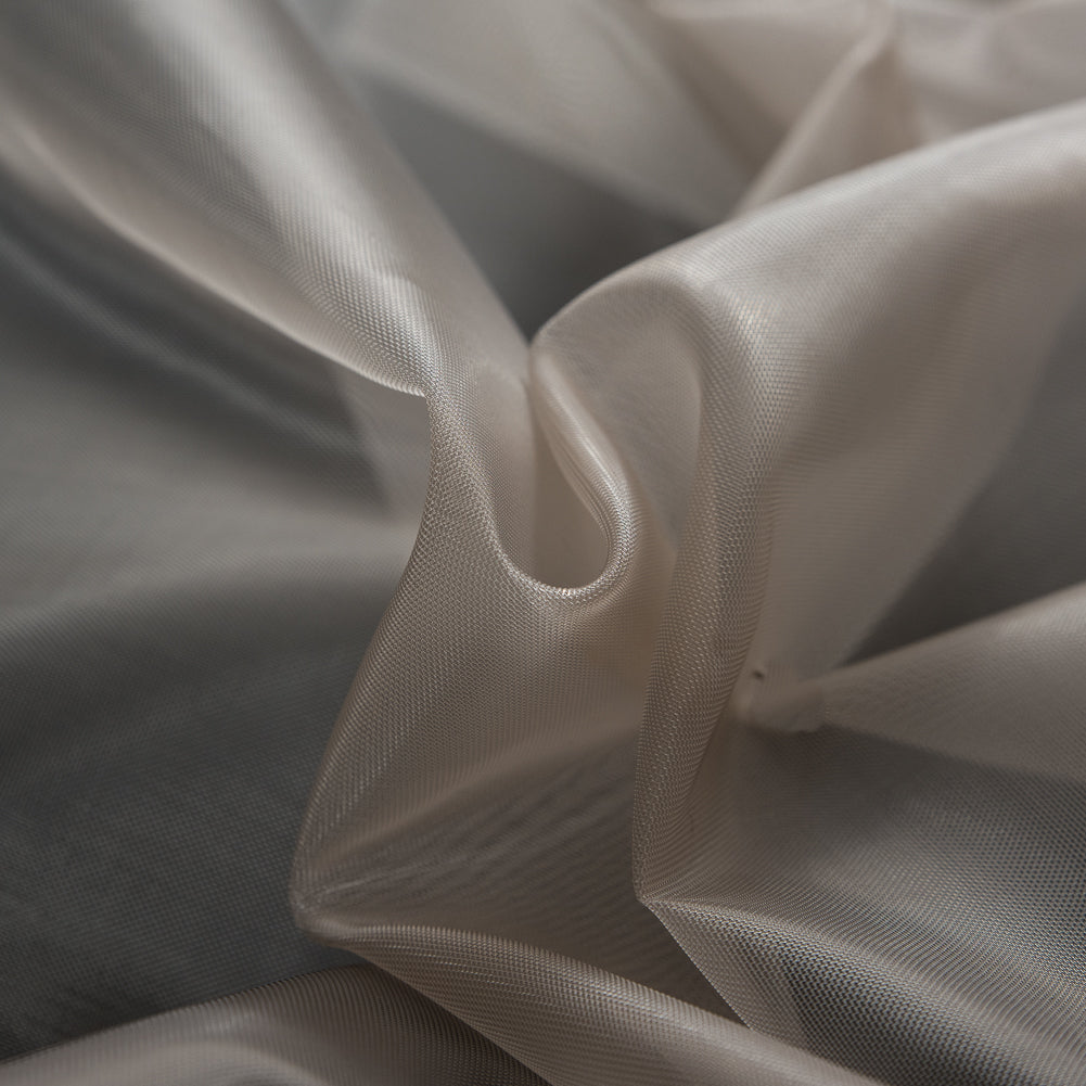 Light Peach Stiff Polyester Organdy - Full Light Peach Stiff Polyester Organdy - Full