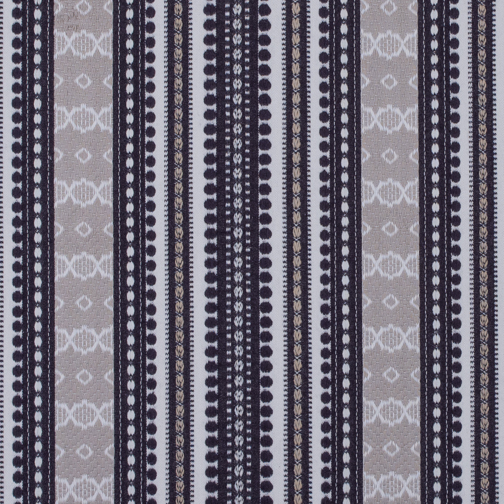 Onyx Tribal Striped Cotton Woven Onyx Tribal Striped Cotton Woven