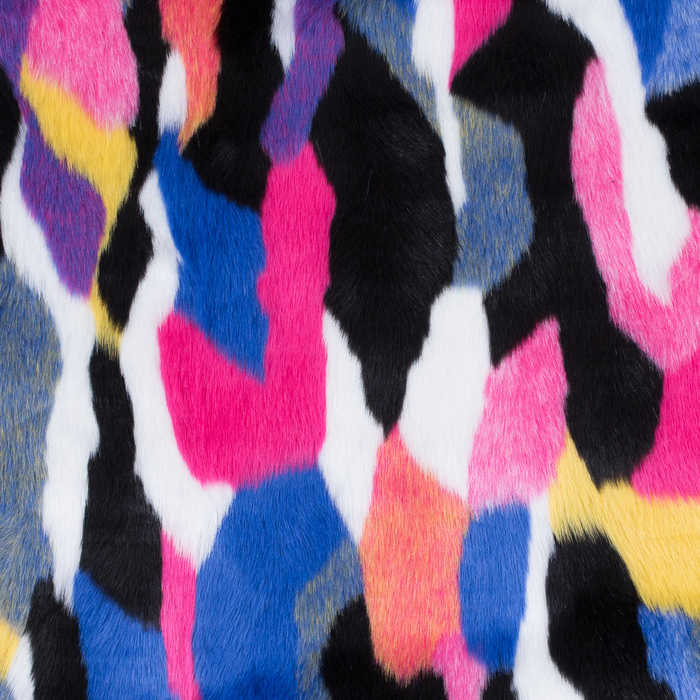 Vibrant Multicolored Faux Fur Vibrant Multicolored Faux Fur