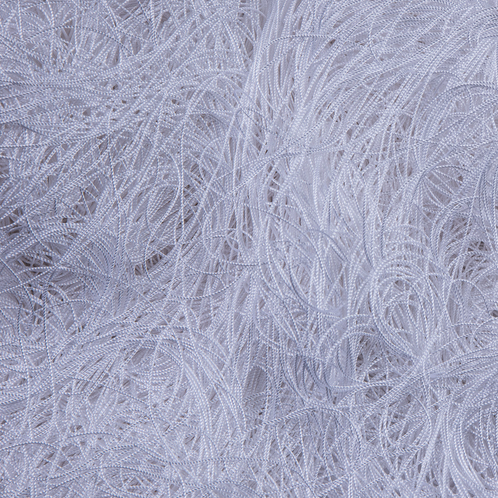 White European Chainette Fringe Trim - 40" Detail White European Chainette Fringe Trim - 40" Detail