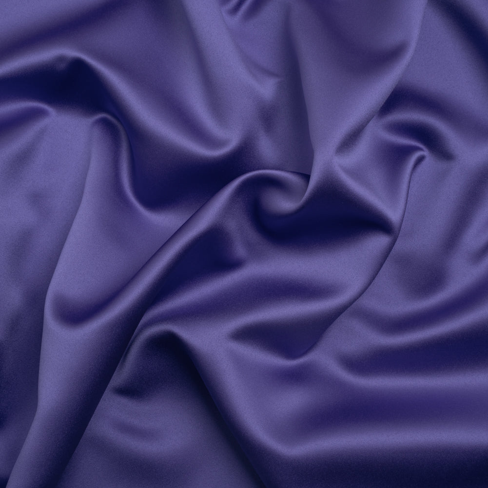 Polyester Satin - Crepe Purple - Reverie Collection Polyester Satin - Crepe Purple - Reverie Collection