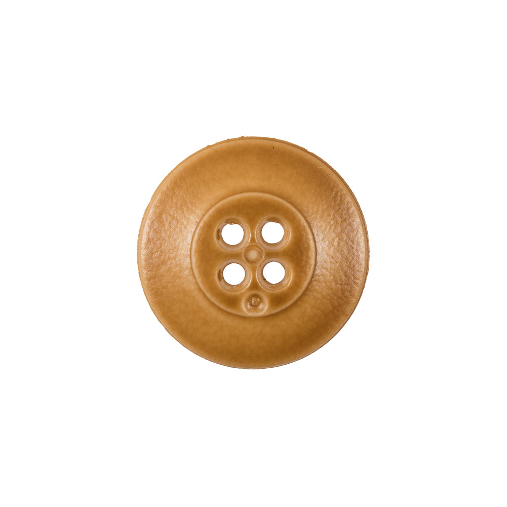 Italian Light Brown 4-Hole Plastic Button -32L/20mm - Detail Italian Light Brown 4-Hole Plastic Button -32L/20mm - Detail