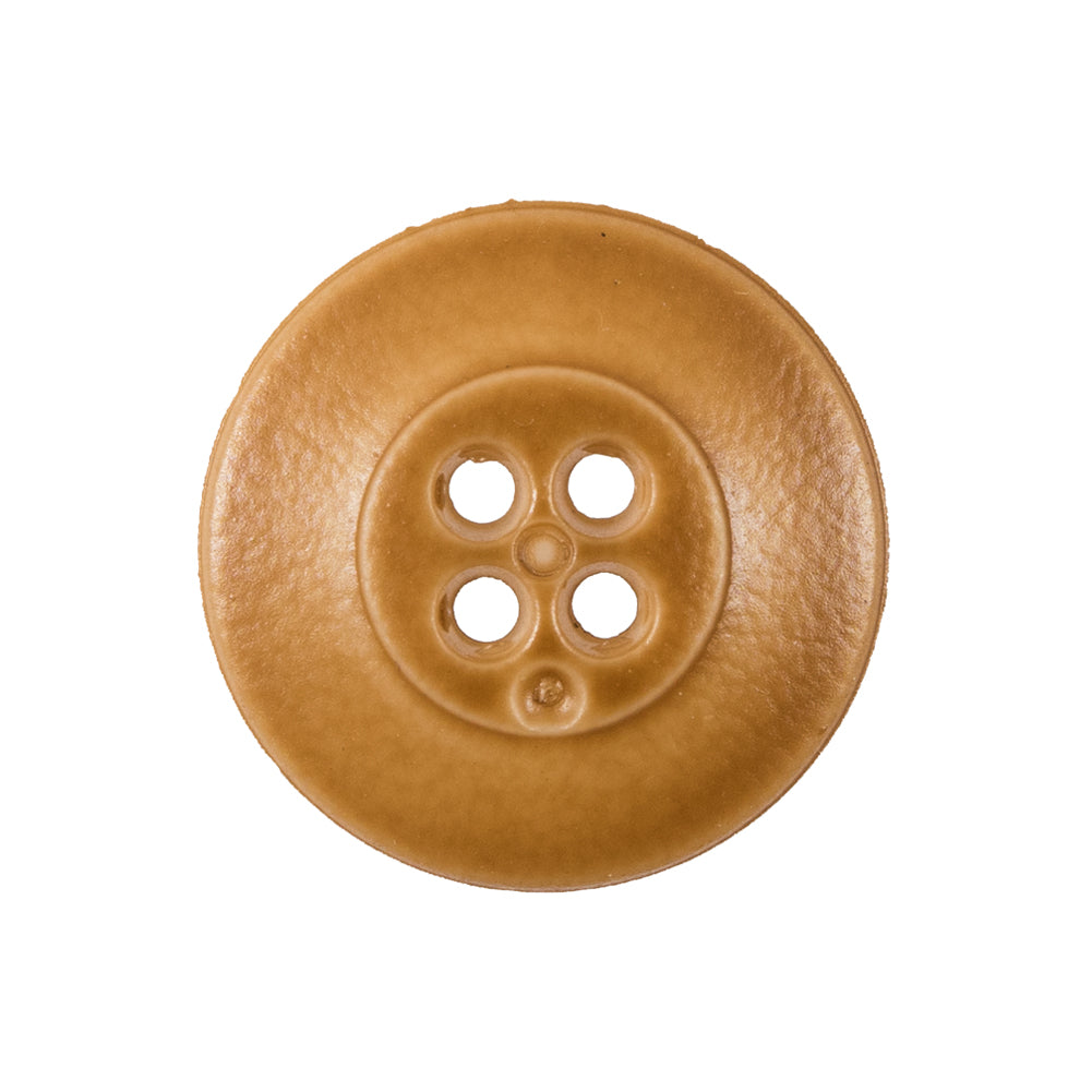 Italian Light Brown 4-Hole Plastic Button -40L/25mm - Detail Italian Light Brown 4-Hole Plastic Button -40L/25mm - Detail