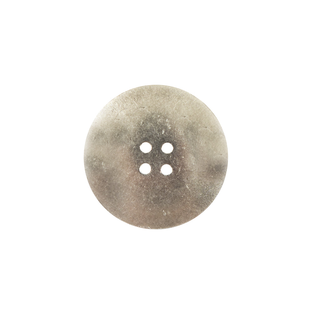 Italian Silver Spider Web Metal Button - 32L/20mm - Detail Italian Silver Spider Web Metal Button - 32L/20mm - Detail