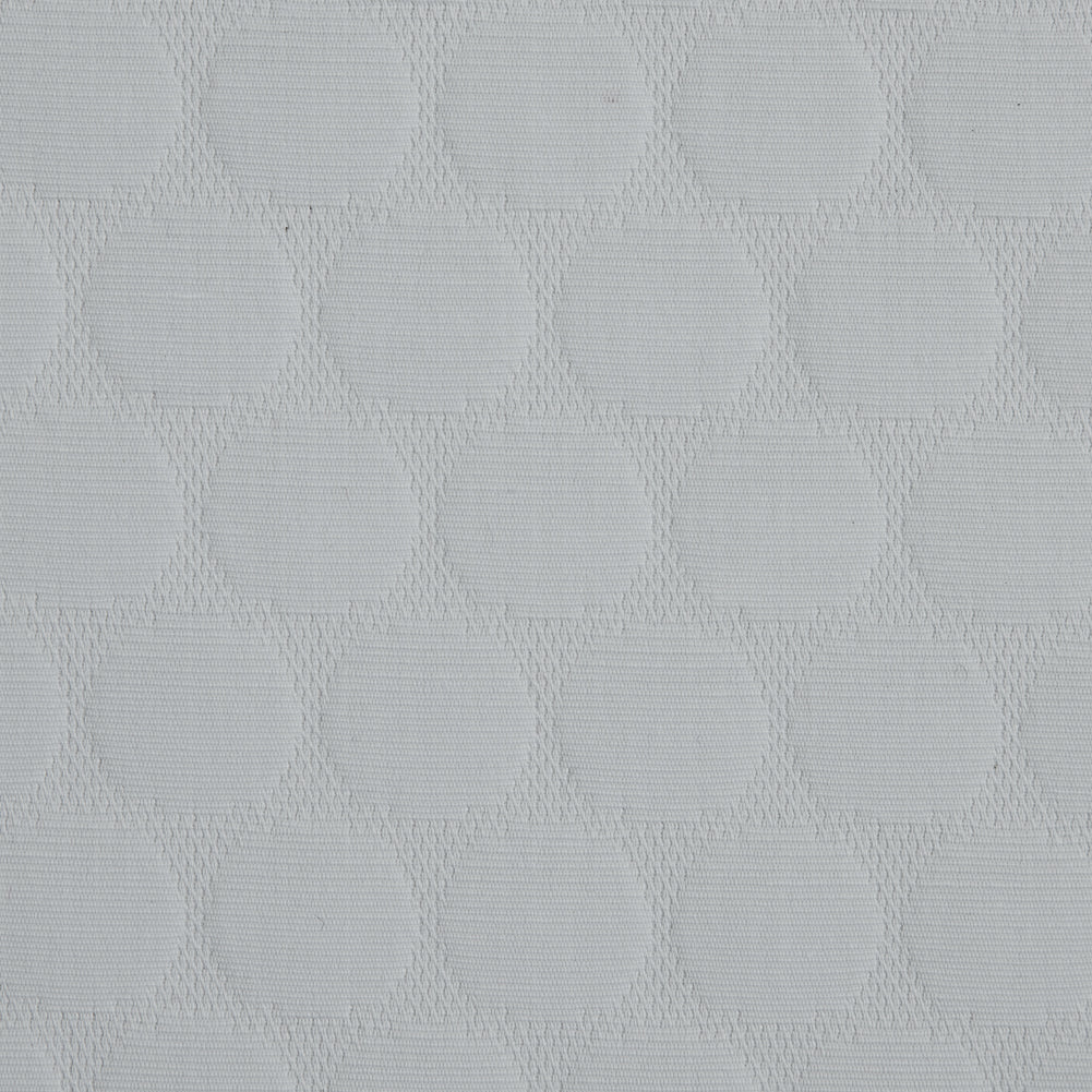 White Circular Quilted Upholstery Woven - Detail White Circular Quilted Upholstery Woven - Detail