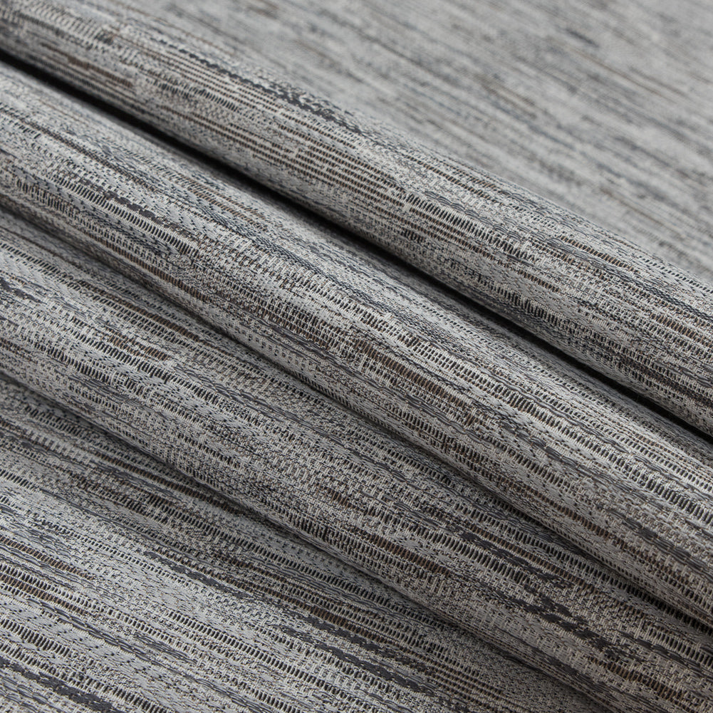 Gray Striated Upholstery Woven Folded Gray Striated Upholstery Woven Folded