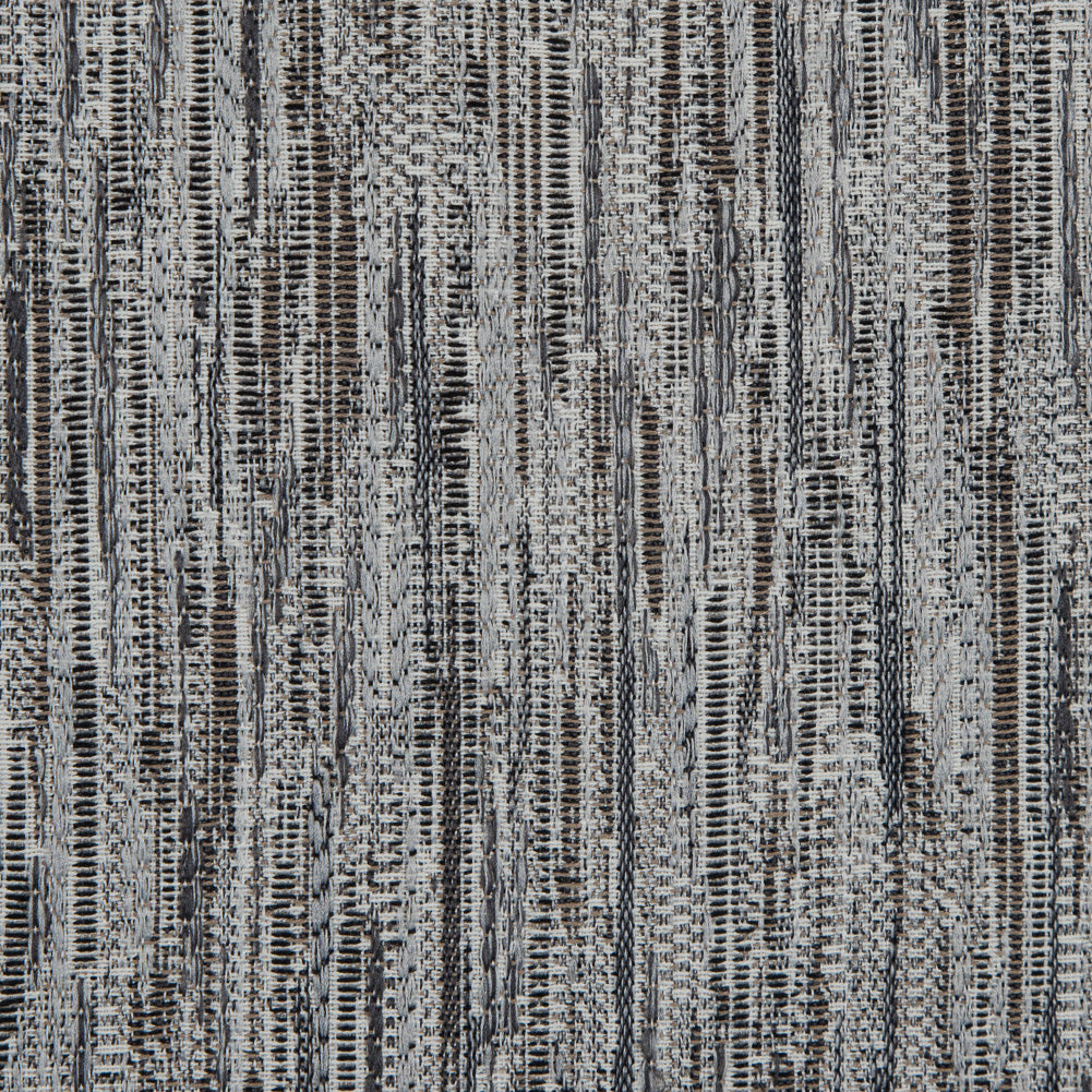 Gray Striated Upholstery Woven Detail Gray Striated Upholstery Woven Detail
