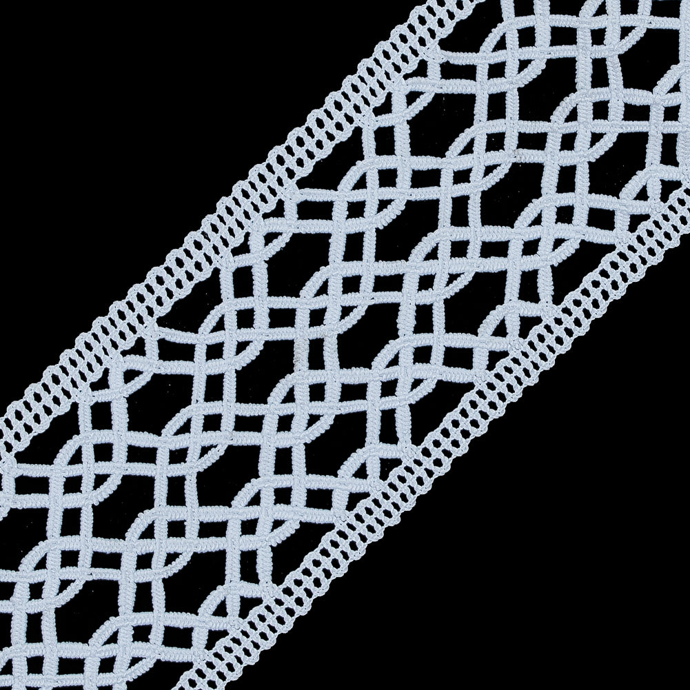 White European Crochet Trim - 2.25 - Detail White European Crochet Trim - 2.25 - Detail