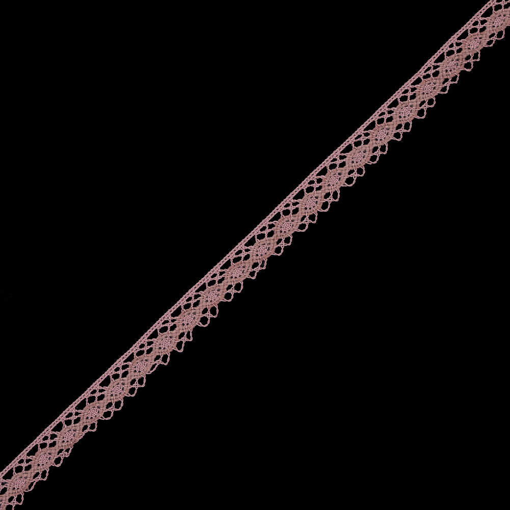 Dusty Rose European Crochet Trim - 0.75 Dusty Rose European Crochet Trim - 0.75