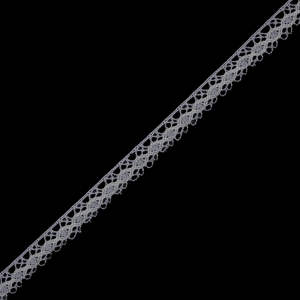Silver European Crochet Trim - 0.75 Silver European Crochet Trim - 0.75