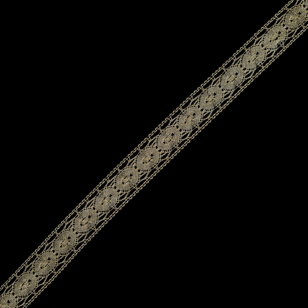 Gold European Metallic Trim - 1.125 Gold European Metallic Trim - 1.125