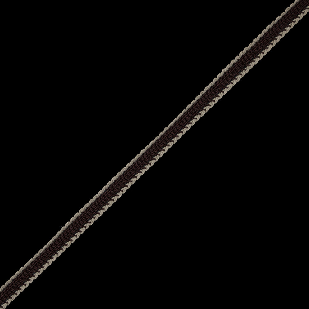 Brown and Beige European Crochet Trim - 0.5 Brown and Beige European Crochet Trim - 0.5