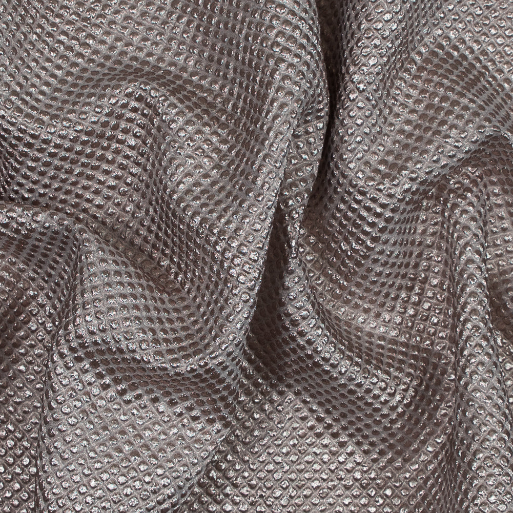 Marylin Metallic Pink Diamond Quilted Brocade Marylin Metallic Pink Diamond Quilted Brocade