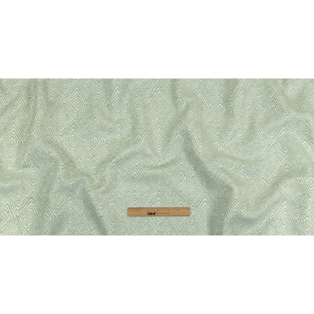 Seaglass Diamond Patterned Upholstery Chenille Full Seaglass Diamond Patterned Upholstery Chenille Full