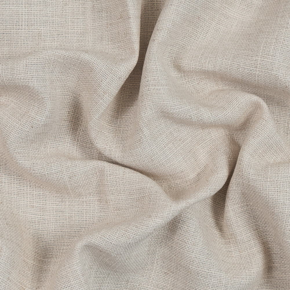 Natural Polyester Basketwoven Tweed Natural Polyester Basketwoven Tweed