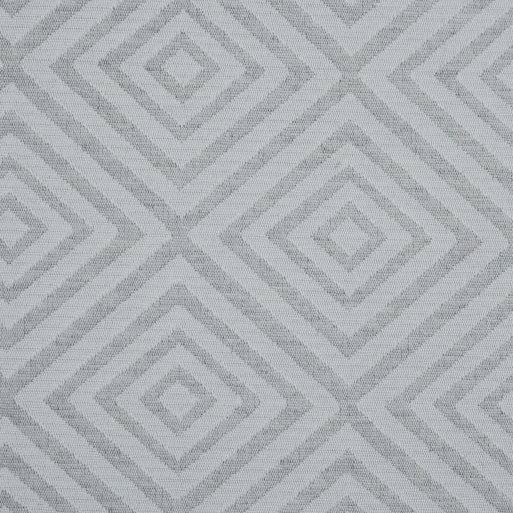 Gray and Off-White Diamond Patterned Jacquard Detail Gray and Off-White Diamond Patterned Jacquard Detail