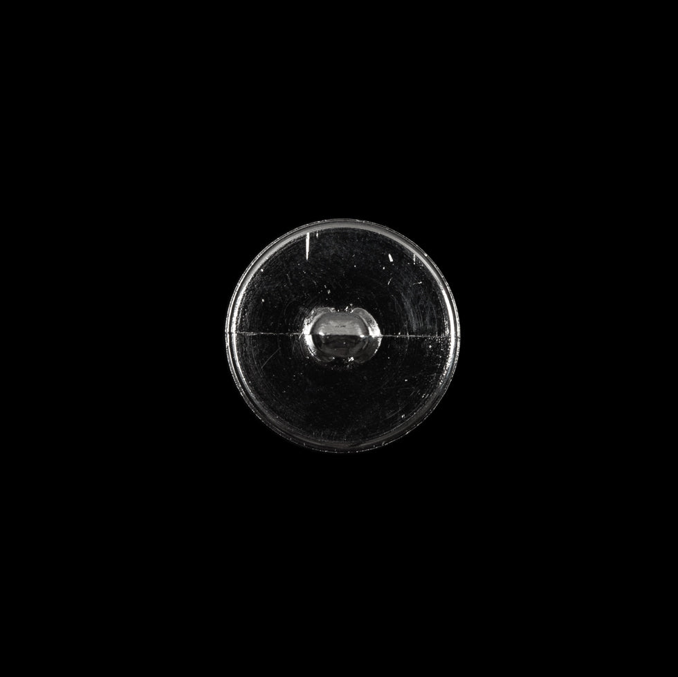 Italian Silver Chrome Plated Plastic Button - 20L/12.5mm Detail Italian Silver Chrome Plated Plastic Button - 20L/12.5mm Detail