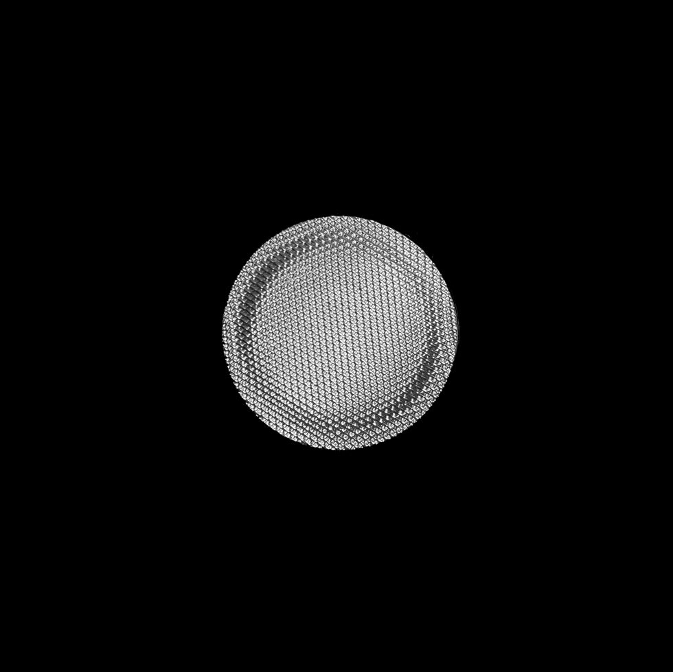 Italian Silver Chrome Plated Plastic Button - 20L/12.5mm Italian Silver Chrome Plated Plastic Button - 20L/12.5mm