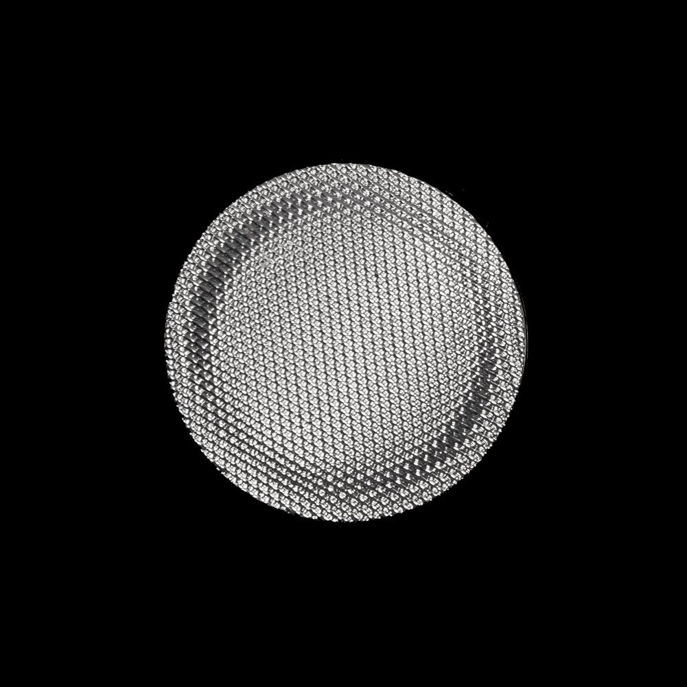 Italian Silver Chrome Plated Plastic Button - 36L/23mm Italian Silver Chrome Plated Plastic Button - 36L/23mm