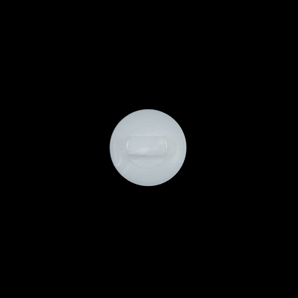 Italian White Matte Shank Back Button - 16L/10mm Detail Italian White Matte Shank Back Button - 16L/10mm Detail