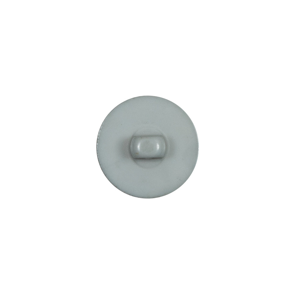 Italian Gray Plastic Shank Back Button - 20L/12mm - Detail Italian Gray Plastic Shank Back Button - 20L/12mm - Detail