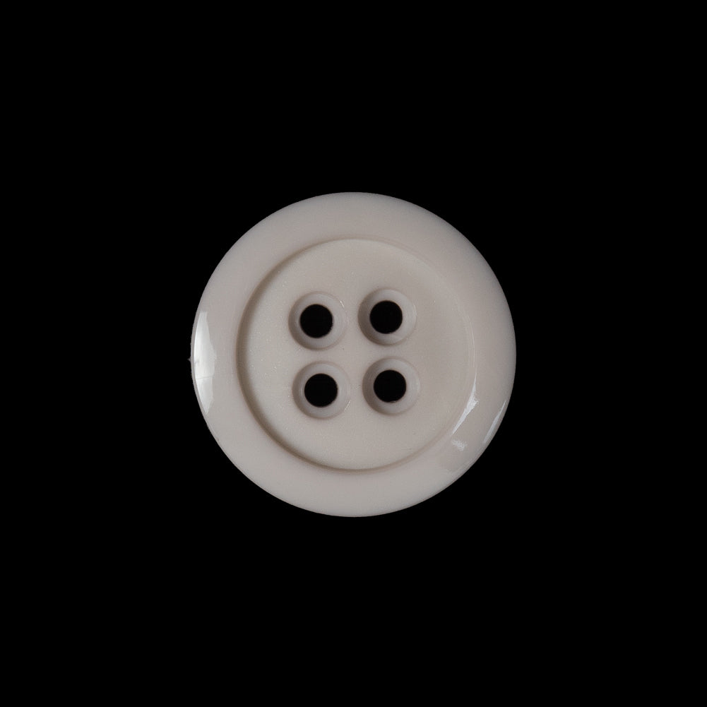 Italian Beige Nylon 4-Hole Button - 32L/20mm Italian Beige Nylon 4-Hole Button - 32L/20mm