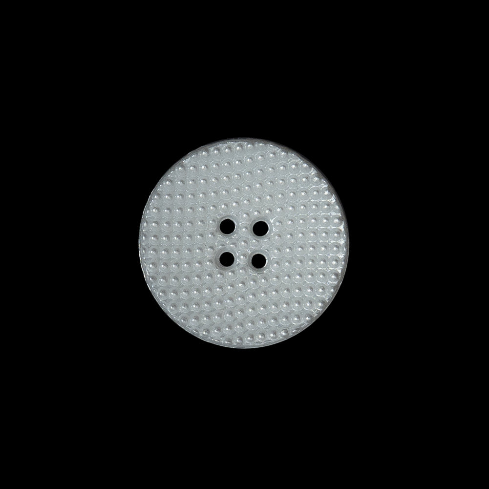 Italian Ivory Textural Nylon Sprayed Button - 28L/18mm Italian Ivory Textural Nylon Sprayed Button - 28L/18mm