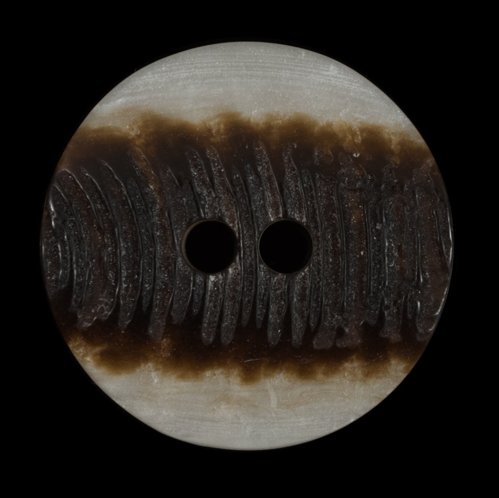Italian Iridescent 2-Hole Plastic Button - 54L/34mm - Detail Italian Iridescent 2-Hole Plastic Button - 54L/34mm - Detail