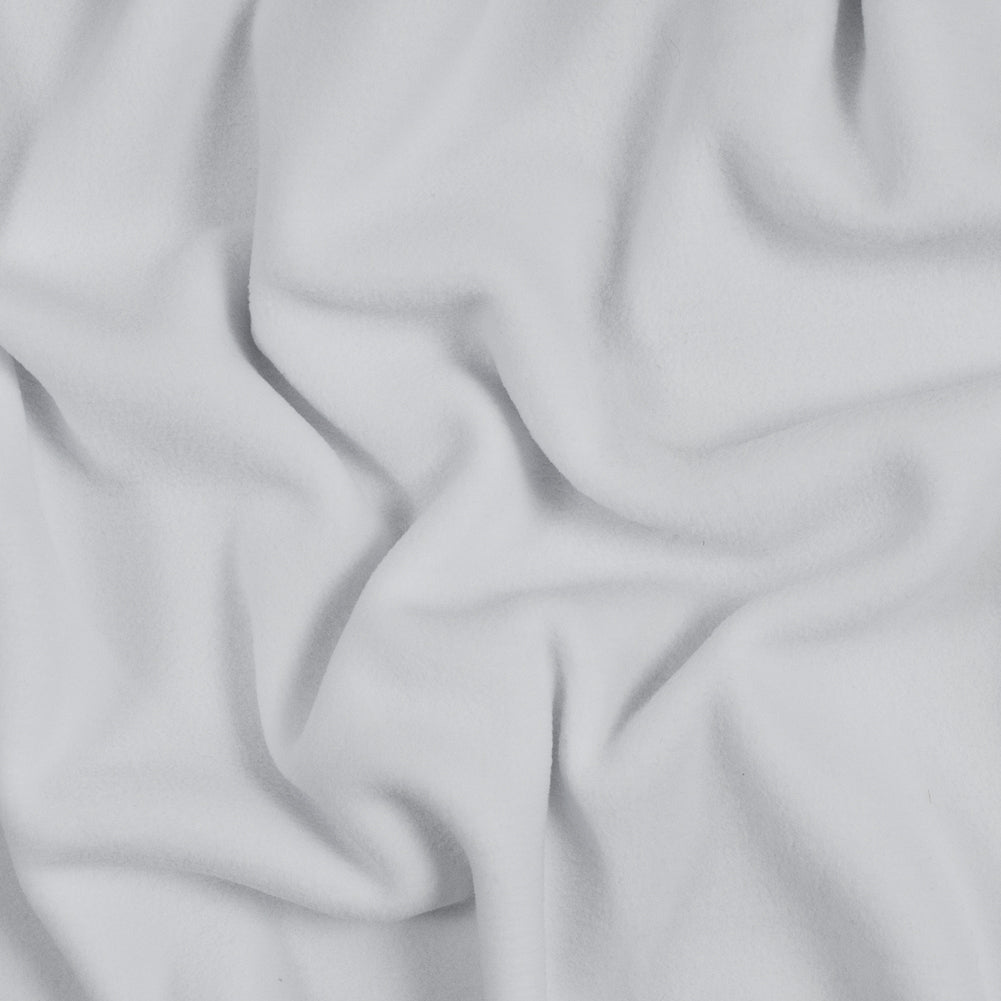 No-Pill Polyester Fleece - White - Shropshire Collection No-Pill Polyester Fleece - White - Shropshire Collection