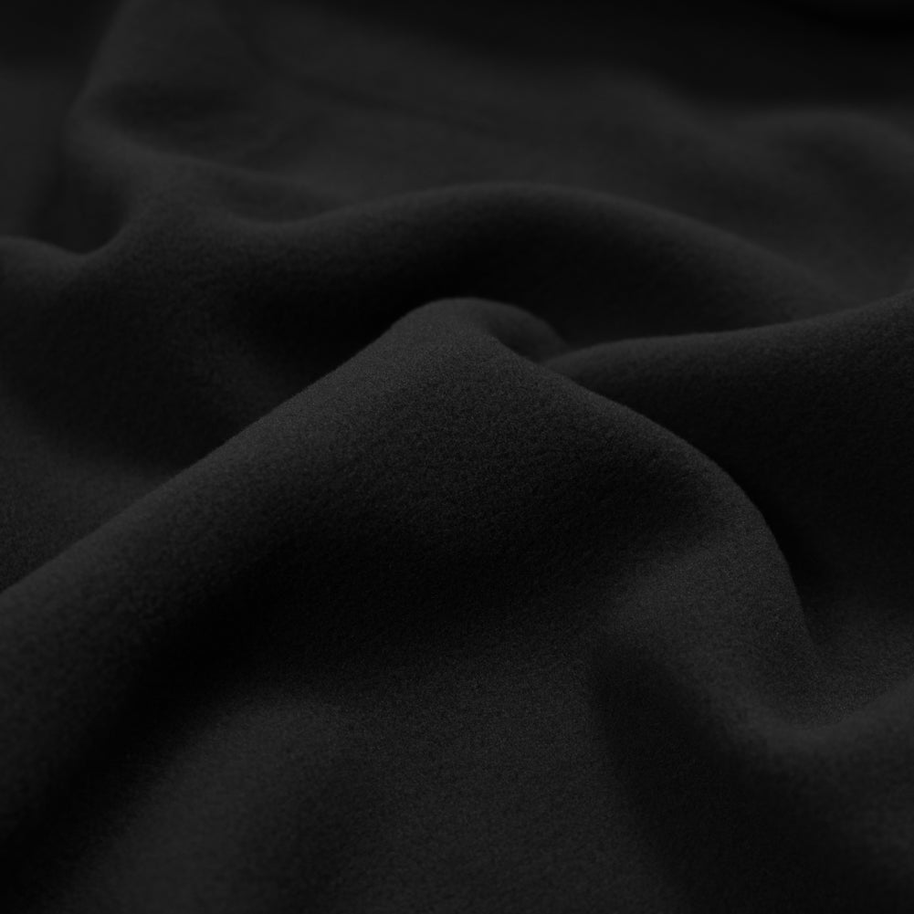 Black No Pill Polyester Fleece - Full Black No Pill Polyester Fleece - Full