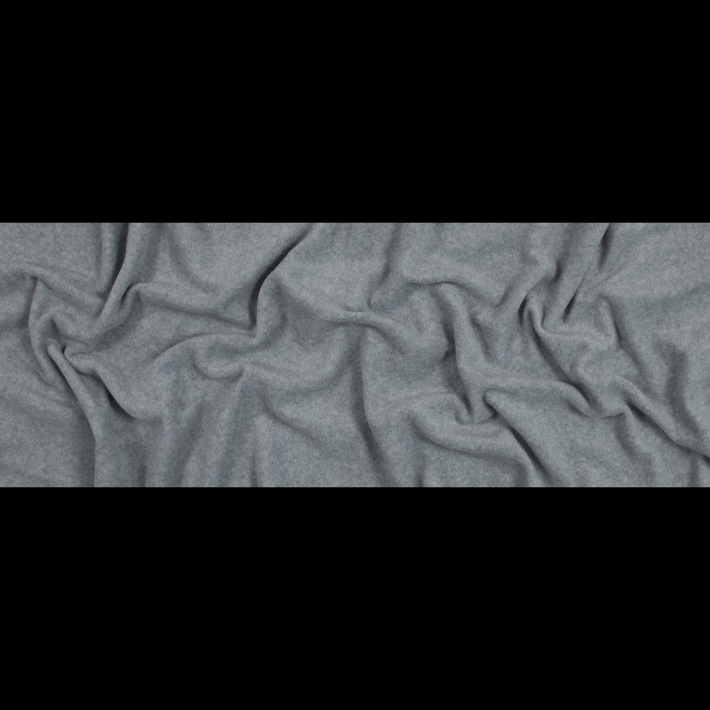 No-Pill Polyester Fleece - Heather Gray - Shropshire Collection Folded No-Pill Polyester Fleece - Heather Gray - Shropshire Collection Folded