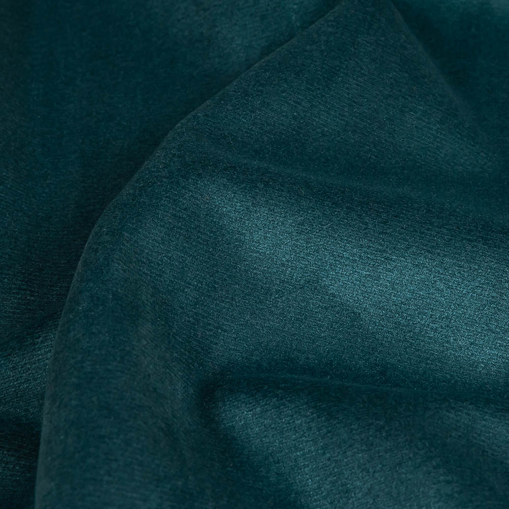 Dusk Blue Creamy Polyester Velvet - Detail Dusk Blue Creamy Polyester Velvet - Detail
