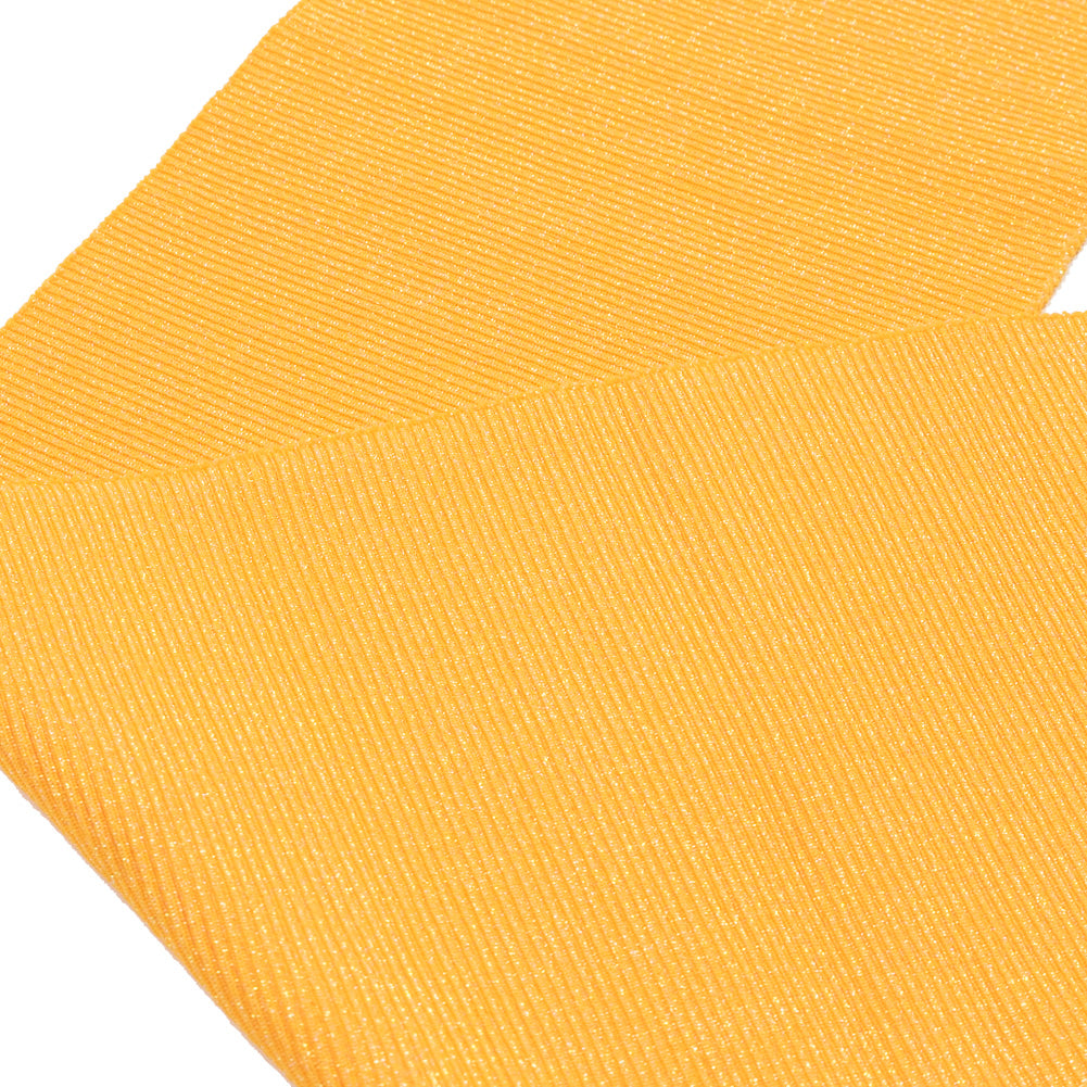 Light Gold Sparkle Rib Knit Trim - 7 x 29 - Detail Light Gold Sparkle Rib Knit Trim - 7 x 29 - Detail