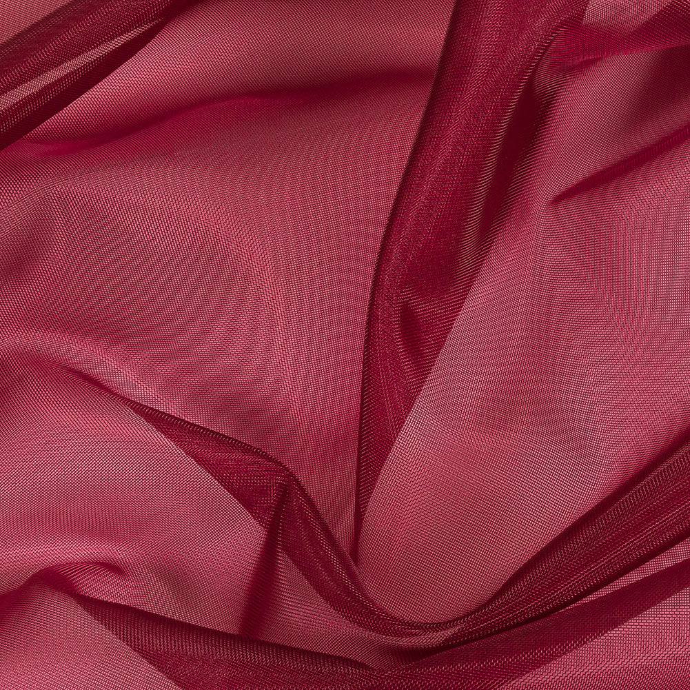 Stiff Polyester Organdy - Wine - Rhiannon Collection Stiff Polyester Organdy - Wine - Rhiannon Collection