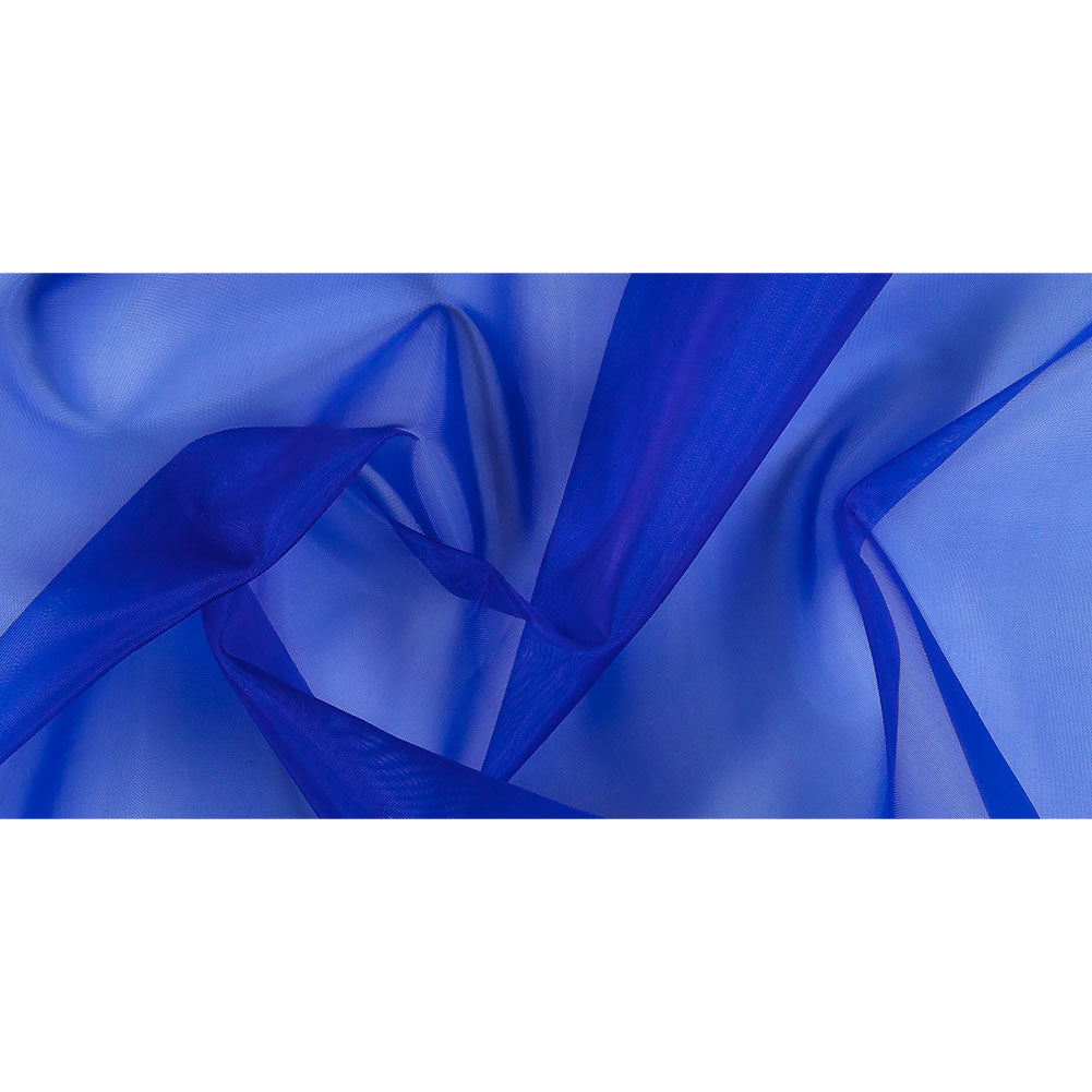 Rhiannon Royal Stiff Polyester Organdy - Drape Rhiannon Royal Stiff Polyester Organdy - Drape