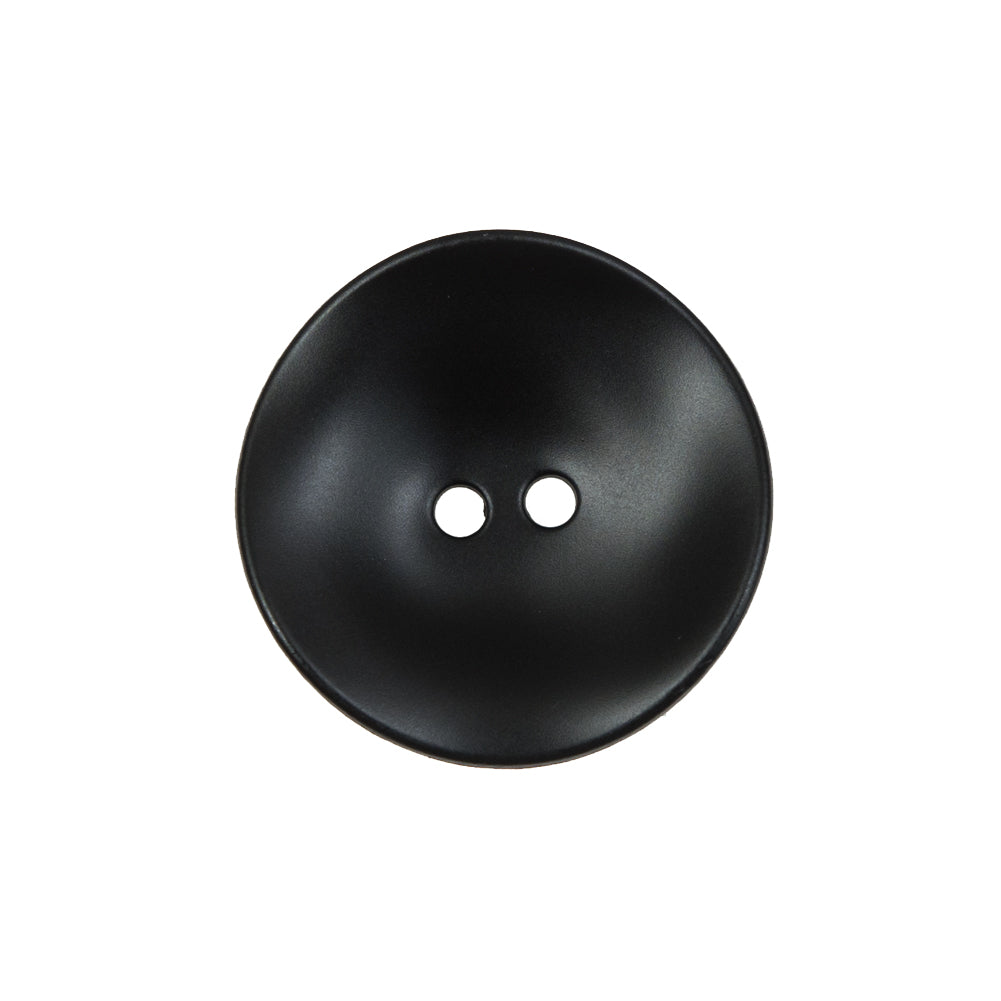 Matte Black Concaving 2-Hole Button - 36L/23mm Matte Black Concaving 2-Hole Button - 36L/23mm
