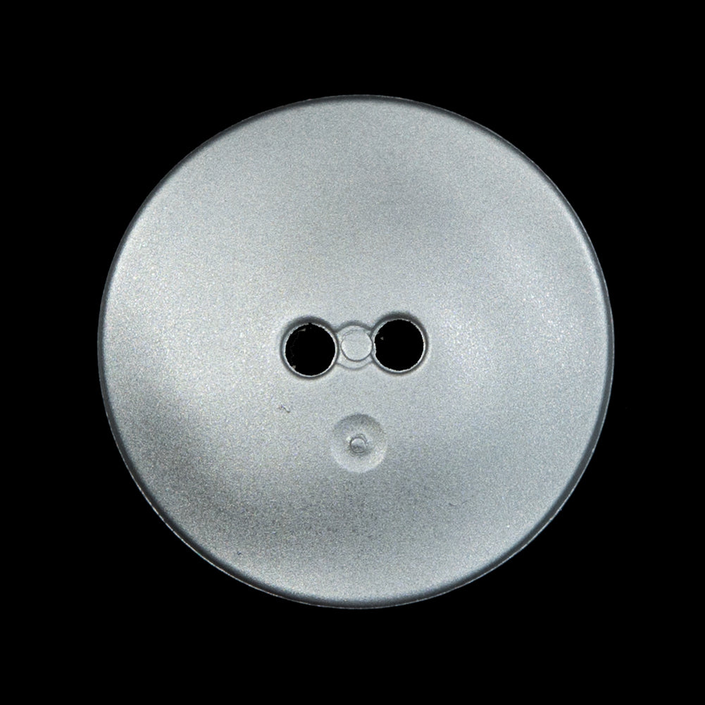 Matte Metallic Silver Square Concaving 2-Hole Button - 44L/28mm - Detail Matte Metallic Silver Square Concaving 2-Hole Button - 44L/28mm - Detail