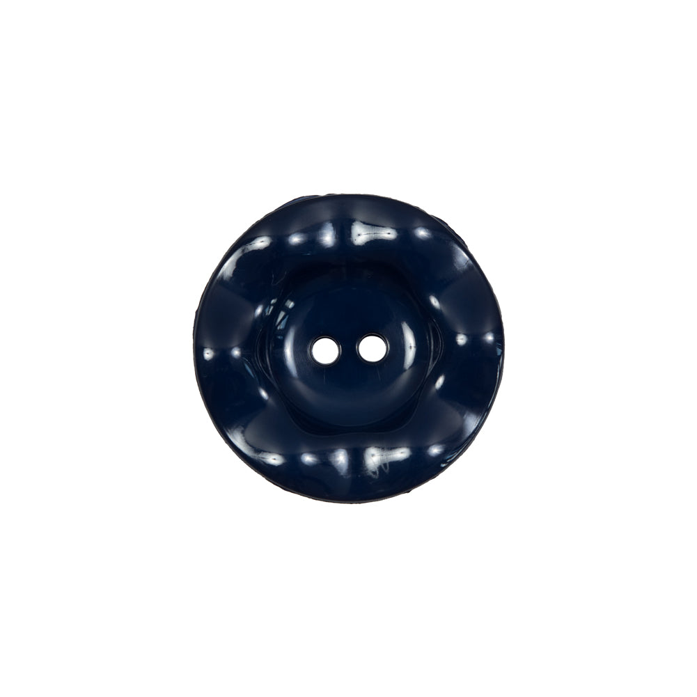 Italian Navy Wavy Plastic 2-Hole - 30L/19mm Italian Navy Wavy Plastic 2-Hole - 30L/19mm