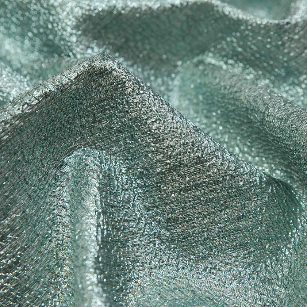 Mint and Chartreuse Luxury Metallic Brocade - Full Mint and Chartreuse Luxury Metallic Brocade - Full