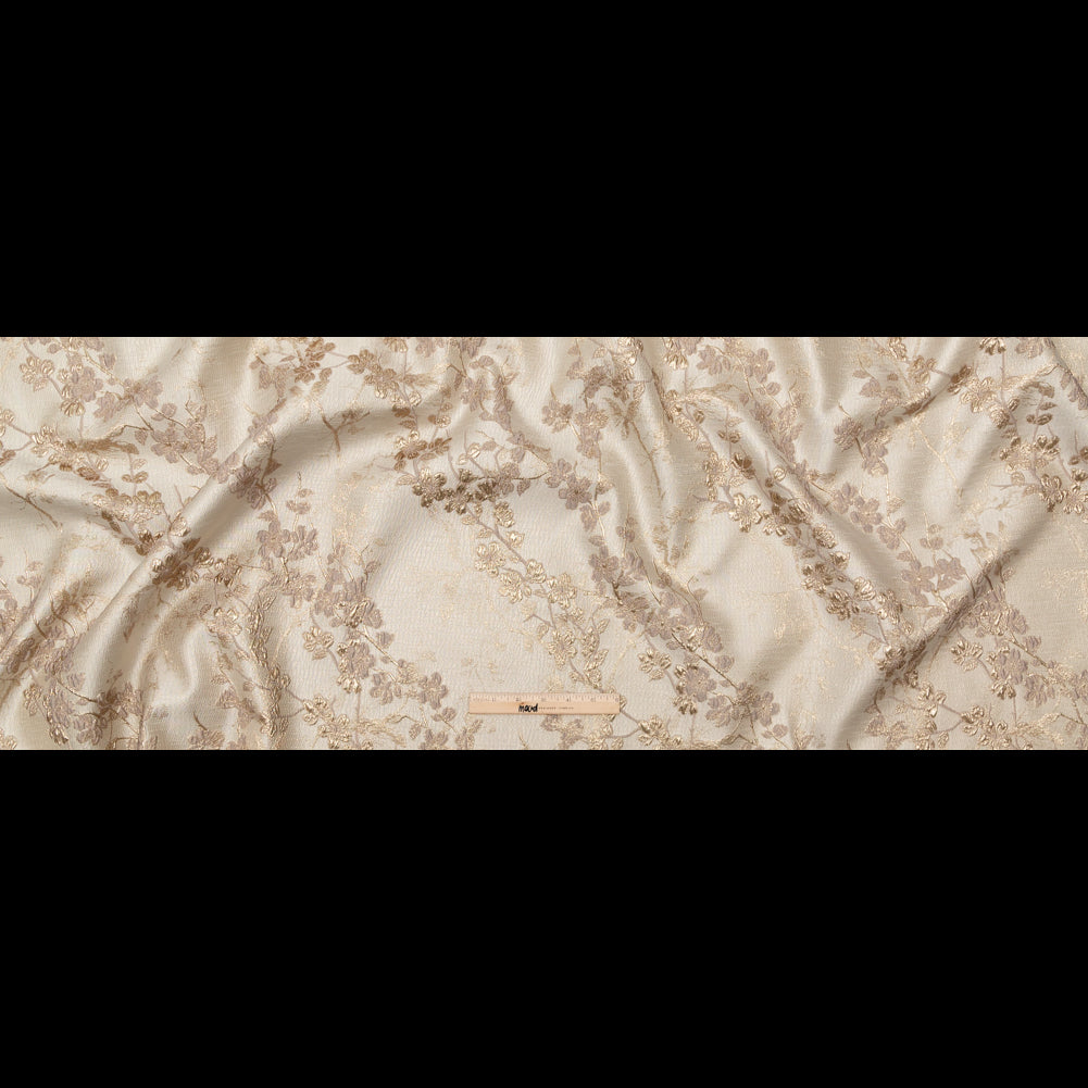 Metallic Gold Luxury Floral Brocade Full Metallic Gold Luxury Floral Brocade Full