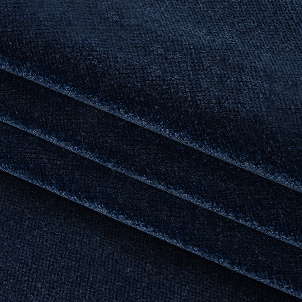 Indigo Classic Upholstery Velvet - Folded Indigo Classic Upholstery Velvet - Folded